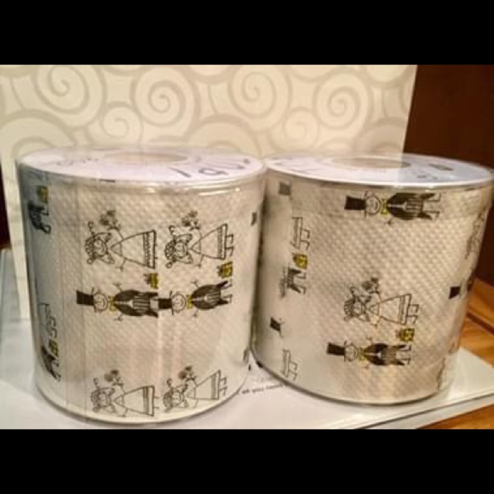 Wedding Day Toilet Paper Roll